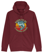 Born To Be A Fishing Legend Hanorac cu fermoar Unisex Connector
