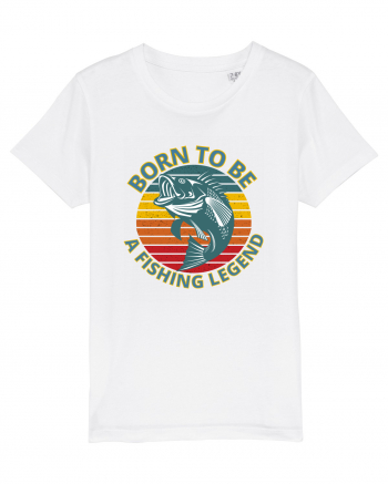 Born To Be A Fishing Legend White