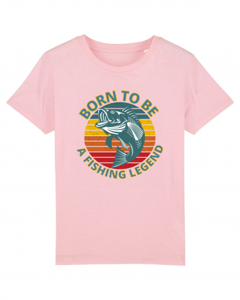 Born To Be A Fishing Legend Cotton Pink