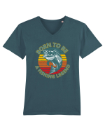 Born To Be A Fishing Legend Tricou mânecă scurtă guler V Bărbat Presenter