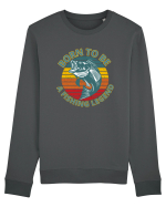 Born To Be A Fishing Legend Bluză mânecă lungă Unisex Rise