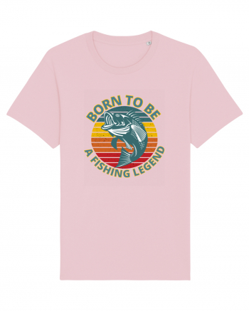 Born To Be A Fishing Legend Cotton Pink