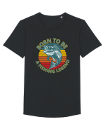Born To Be A Fishing Legend Tricou mânecă scurtă guler larg Bărbat Skater