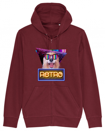 Retro disco dog Burgundy