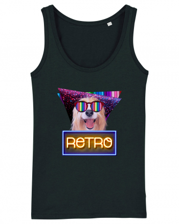 Retro disco dog Black