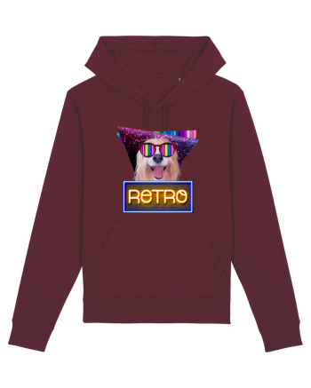 Retro disco dog Burgundy