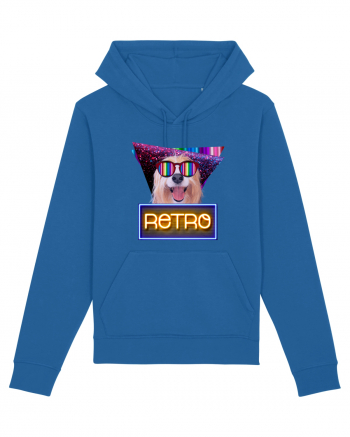 Retro disco dog Royal Blue