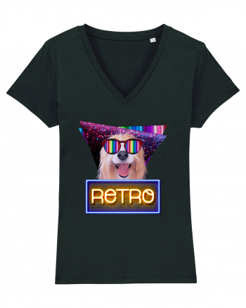 Retro disco dog Black