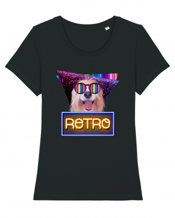 Retro disco dog Black