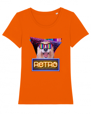 Retro disco dog Bright Orange