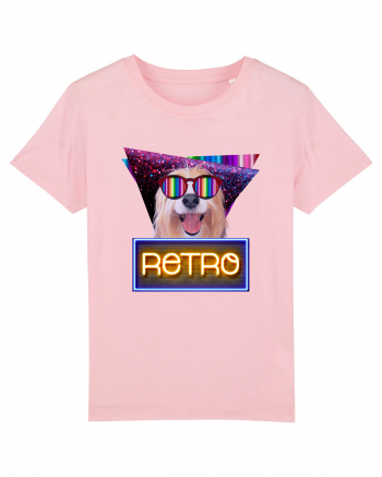 Retro disco dog Cotton Pink