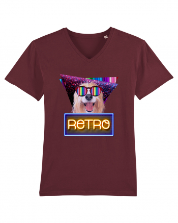 Retro disco dog Burgundy