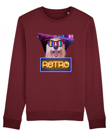 Retro disco dog Burgundy