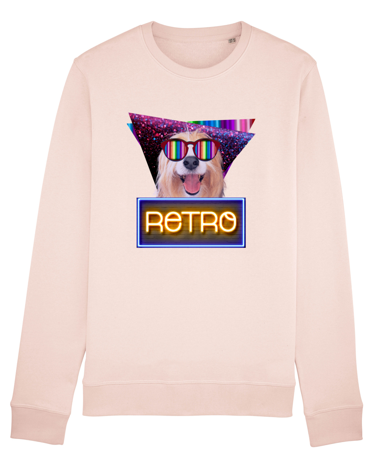 Bluză mânecă lungă Unisex Rise Candy Pink