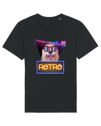 Retro disco dog Black