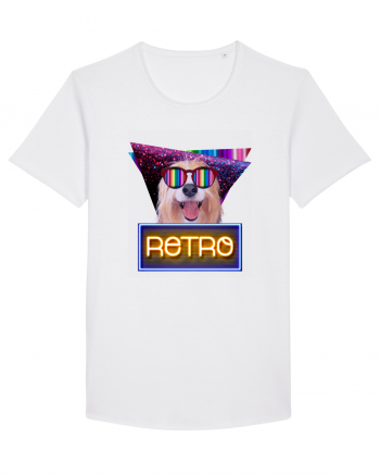 Retro disco dog White