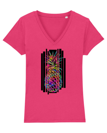 Ananas abstract Raspberry