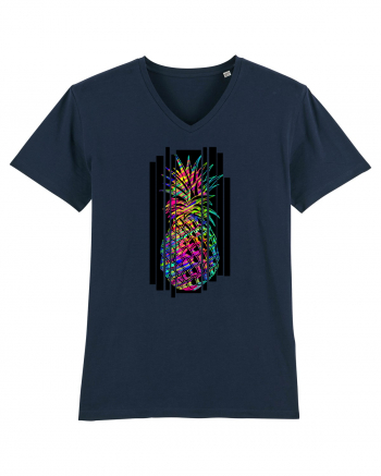 Ananas abstract French Navy