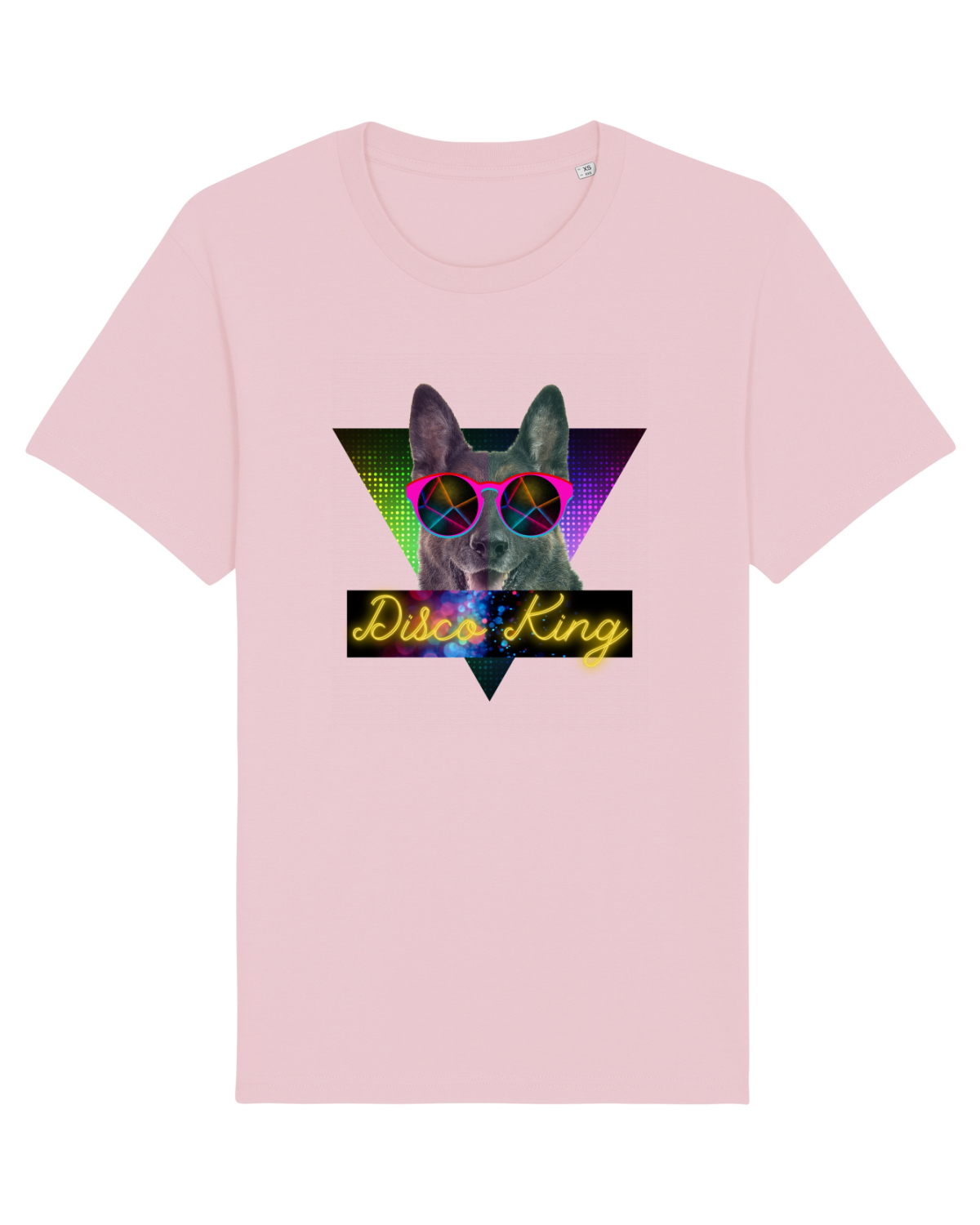 Tricou mânecă scurtă Unisex Rocker Cotton Pink