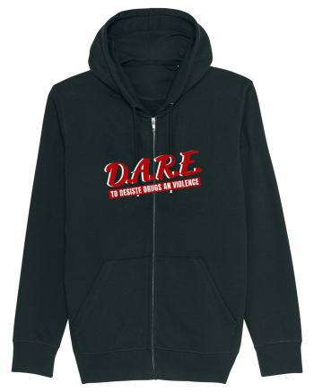 D.A.R.E Tricou retro  Black