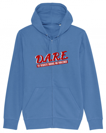 D.A.R.E Tricou retro  Bright Blue