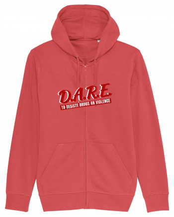 D.A.R.E Tricou retro  Carmine Red