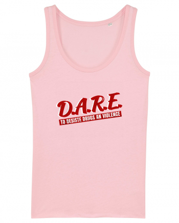 D.A.R.E Tricou retro  Cotton Pink