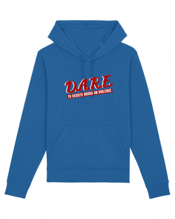 D.A.R.E Tricou retro  Royal Blue