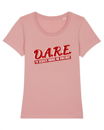 D.A.R.E Tricou retro  Canyon Pink