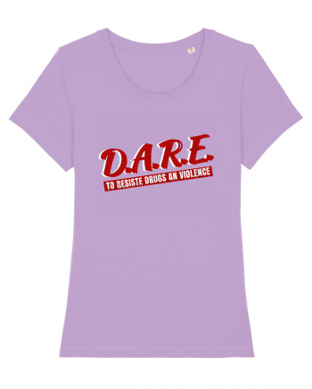 D.A.R.E Tricou retro  Lavender Dawn