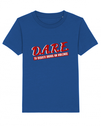 D.A.R.E Tricou retro  Majorelle Blue