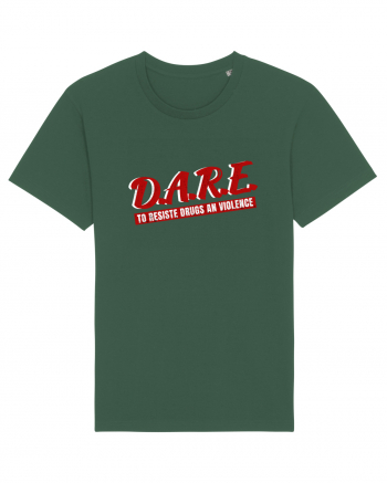 D.A.R.E Tricou retro  Bottle Green