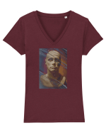 Sleeping Tricou mânecă scurtă guler V Damă Evoker