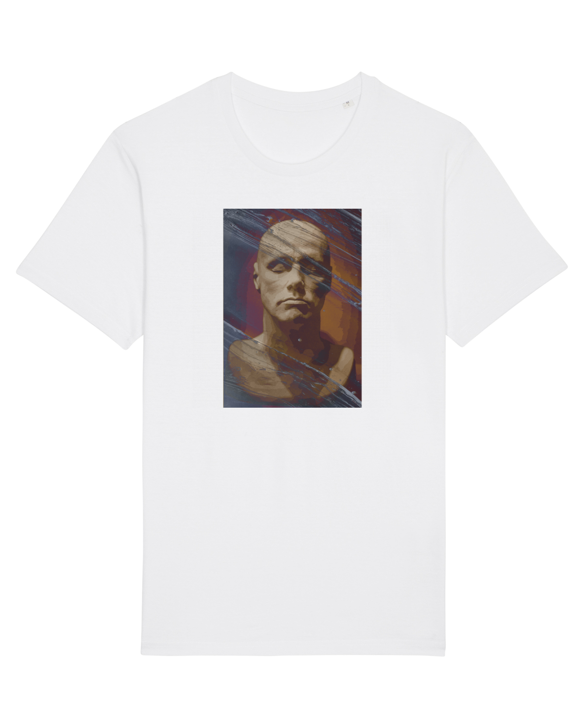 Tricou mânecă scurtă Unisex Rocker White