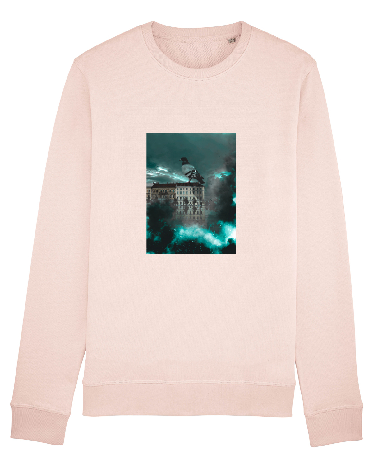 Bluză mânecă lungă Unisex Rise Candy Pink