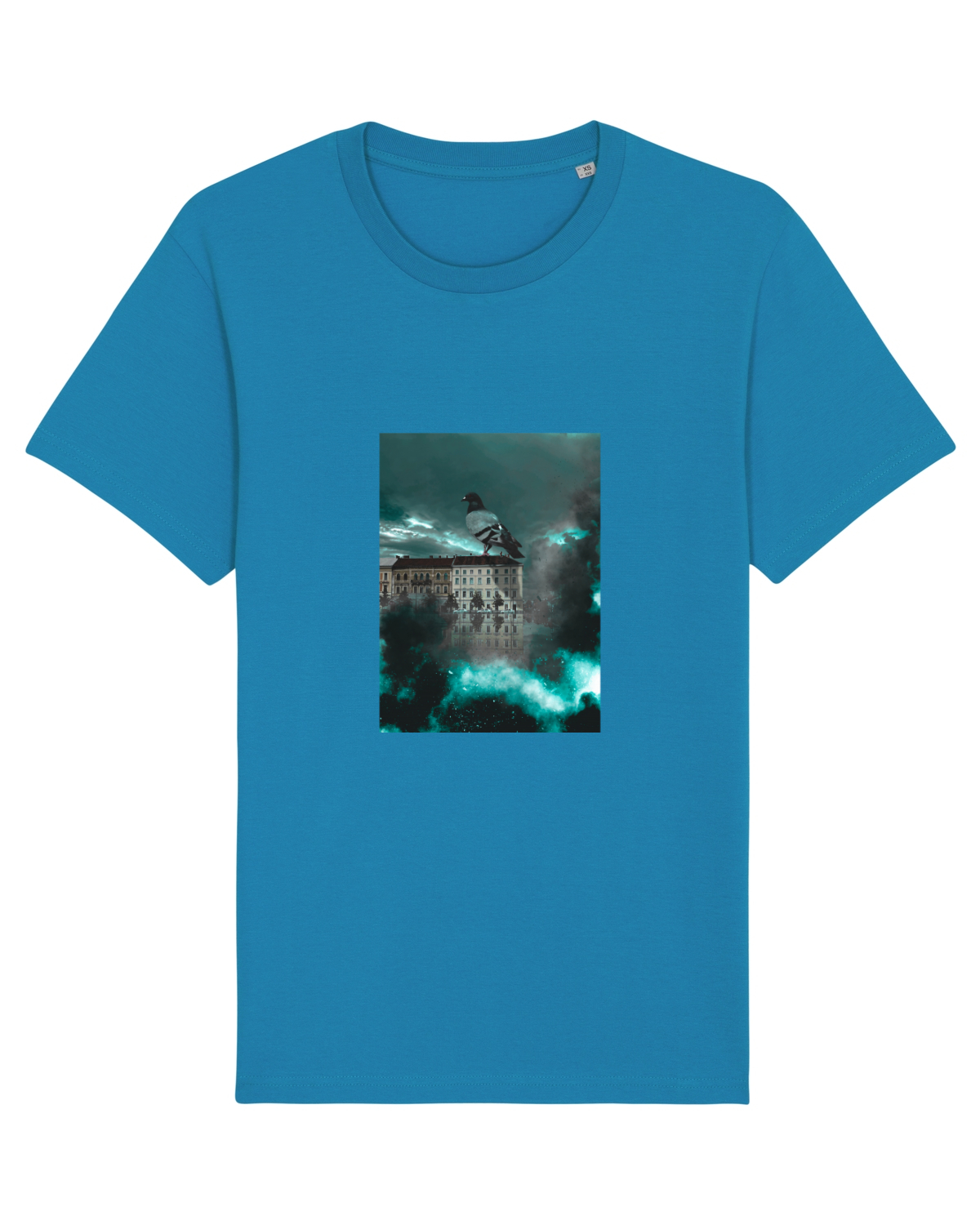 Tricou mânecă scurtă Unisex Rocker Azur