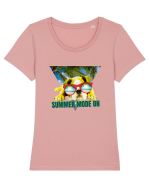 Pentru Iubiorii de Catei Pug Tricou mânecă scurtă guler larg fitted Damă Expresser