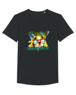 Pentru Iubiorii de Catei Pug Tricou mânecă scurtă guler larg Bărbat Skater