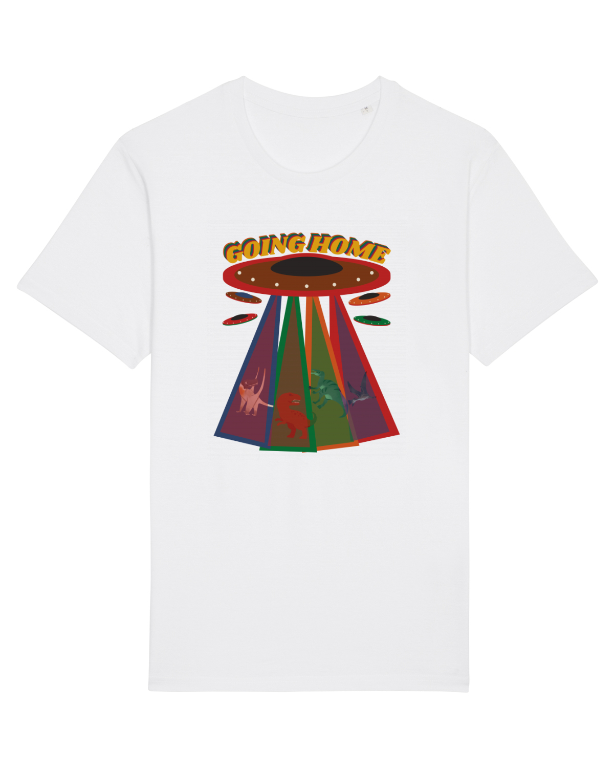 Tricou mânecă scurtă Unisex Rocker White