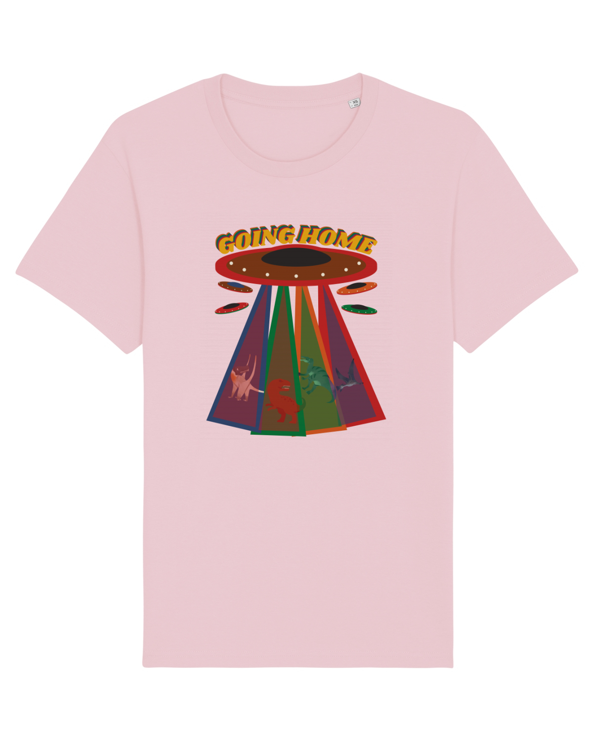 Tricou mânecă scurtă Unisex Rocker Cotton Pink