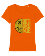 PENTRU FANII NIRVANA Tricou mânecă scurtă guler larg fitted Damă Expresser