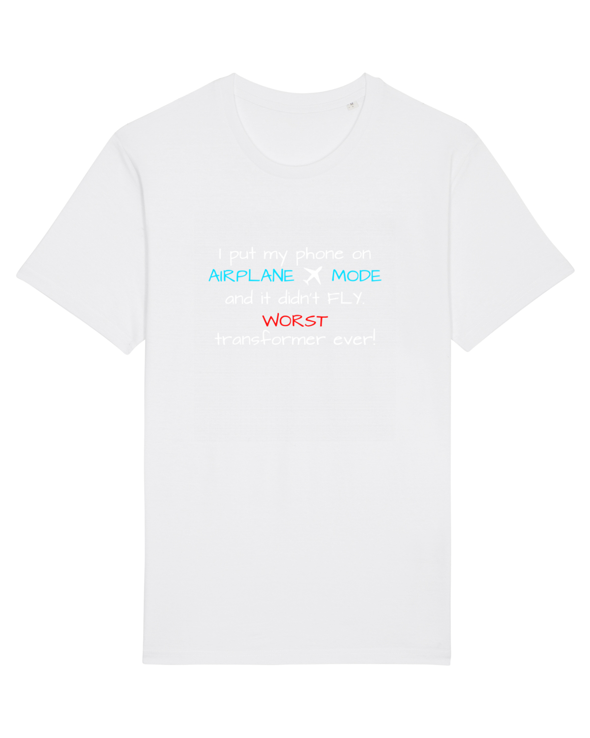 Tricou mânecă scurtă Unisex Rocker White