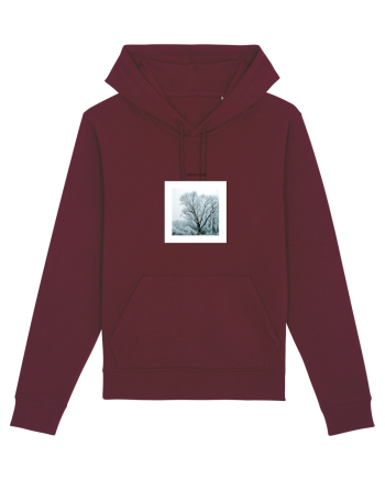 White Cold Frame Burgundy