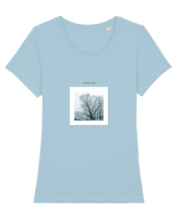 White Cold Frame Sky Blue