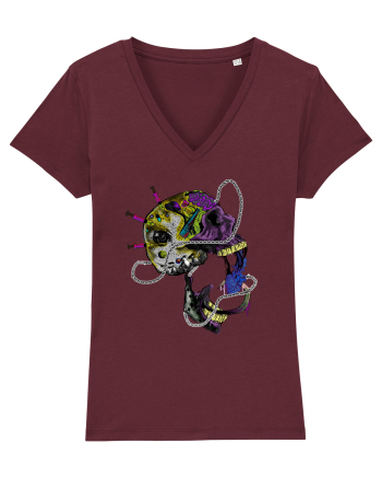 Skull Burgundy