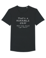 Horrible Idea Tricou mânecă scurtă guler larg Bărbat Skater