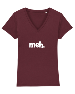 meh. Tricou mânecă scurtă guler V Damă Evoker