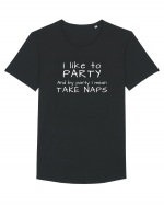 Party Naps Tricou mânecă scurtă guler larg Bărbat Skater