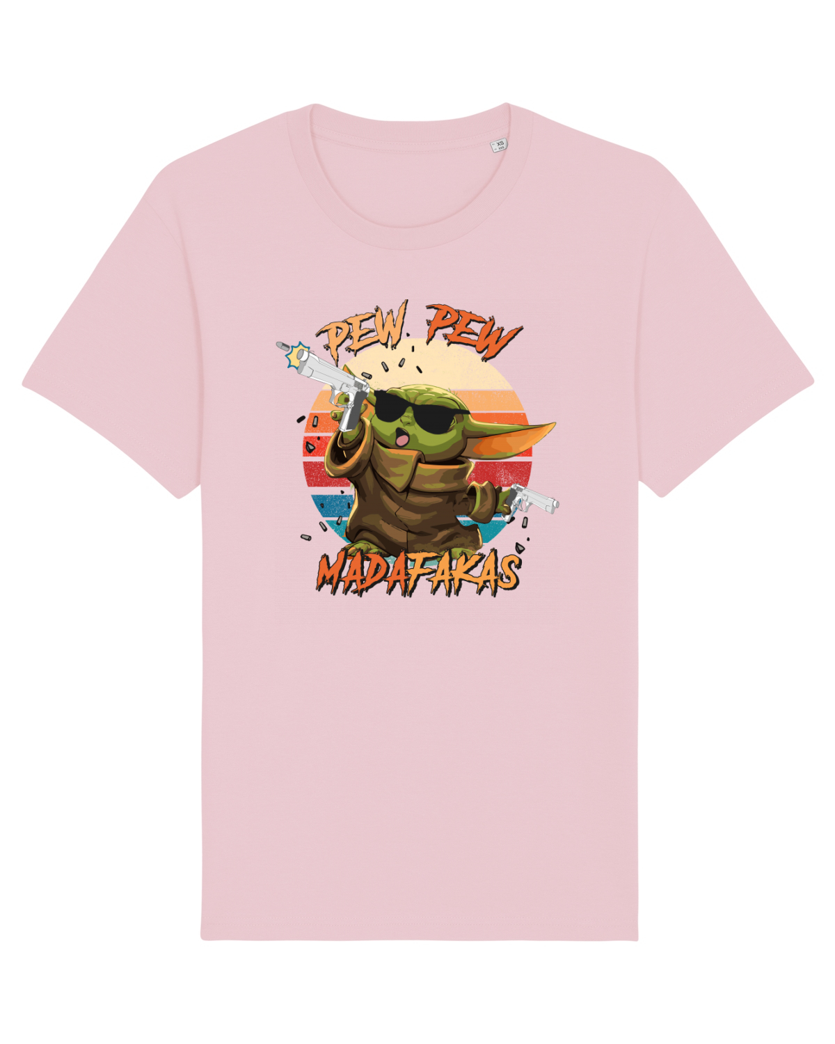 Tricou mânecă scurtă Unisex Rocker Cotton Pink