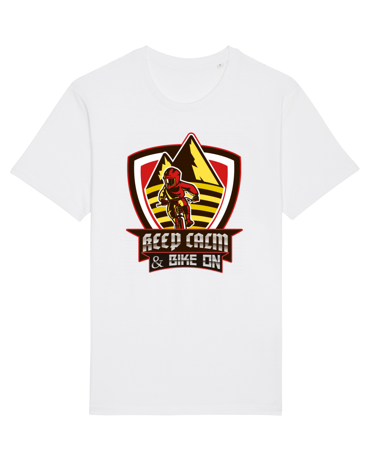 Tricou mânecă scurtă Unisex Rocker White